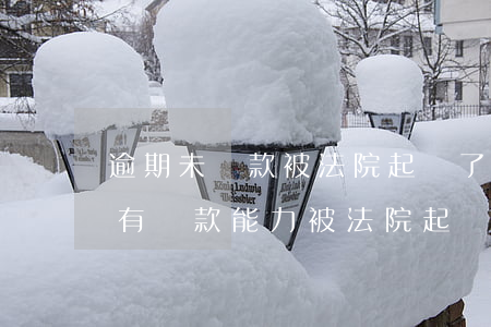 逾期未還款被法院起訴了怎么辦(貸款逾期沒有還款能力,被法院起訴)