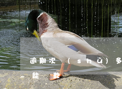 逾期次數(shù)多買車貸款(逾期十幾次能貸款買車嗎)