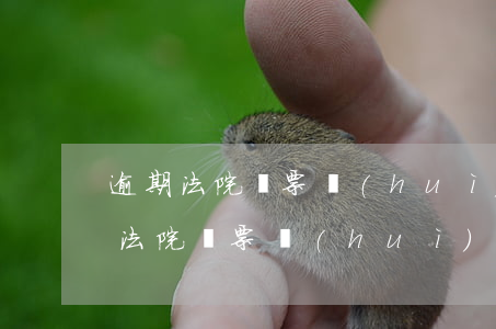 逾期法院傳票會(huì)收到幾次-逾期法院傳票會(huì)收到幾次