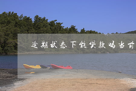 逾期状态下能贷款吗(当前逾期能贷款吗)