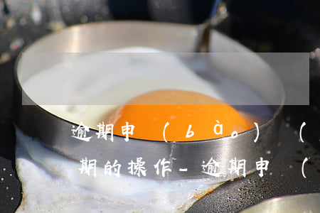 逾期申報(bào)個(gè)稅在金稅三期的操作-逾期申報(bào)個(gè)稅在金稅三期的操作流程