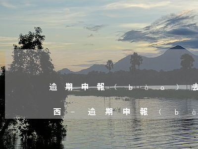 逾期申報(bào)去大廳處理要帶哪些東西-逾期申報(bào)去大廳處理要帶哪些東西呢