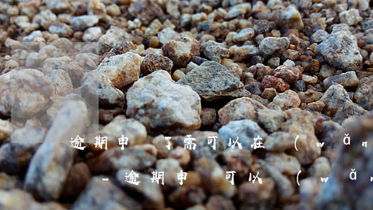 逾期申報了需可以在網(wǎng)上處理嗎-逾期申報可以網(wǎng)上申報嗎