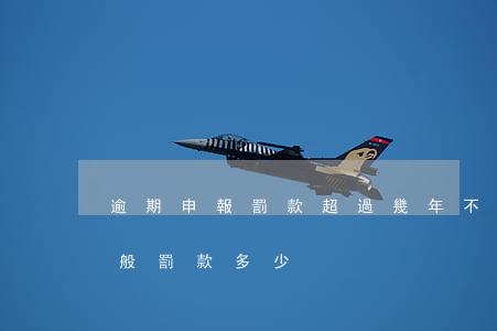 逾期申報罰款超過幾年不能處罰 申報逾期一般罰款多少