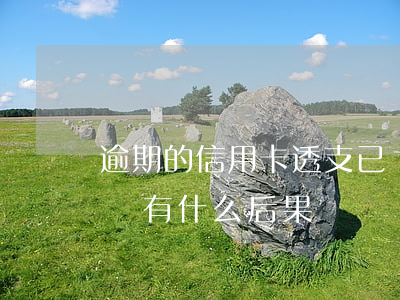 逾期的信用卡透支已還款(信用卡透支逾期不還有什么后果)