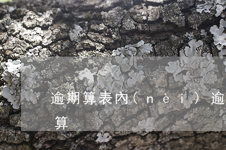 逾期算表內(nèi) 逾期如何計(jì)算