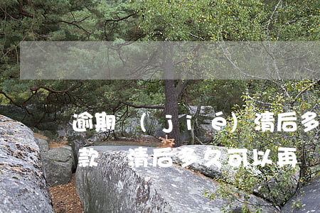逾期結(jié)清后多久可以貸款(逾期貸款還清后多久可以再貸款)