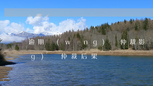 逾期網(wǎng)絡仲裁影響 網(wǎng)絡仲裁后果