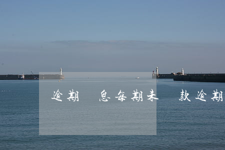 逾期罰息每期未還款(逾期罰息每期未還款)