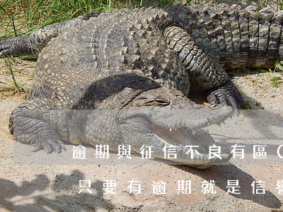 逾期與征信不良有區(qū)別嗎(征信報告只要有逾期就是信譽不好么)