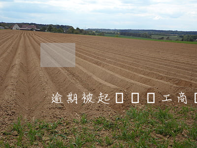 逾期被起訴個體工商戶有影嗎