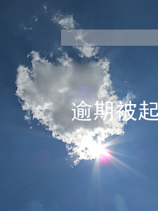 逾期被起訴利息太高(利息逾期可以起訴嗎)