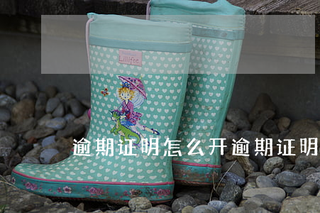 逾期证明怎么开(逾期证明怎么开模板)
