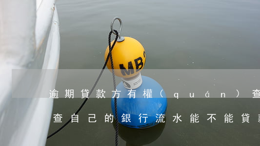逾期貸款方有權(quán)查流水嗎(怎么查自己的銀行流水能不能貸款)