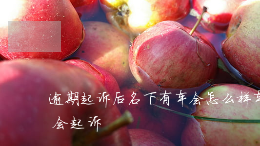 逾期起诉后名下有车会怎么样(车贷逾期会不会起诉)
