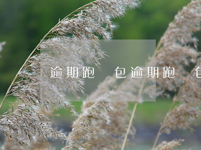 逾期跑眾包（逾期跑眾包）