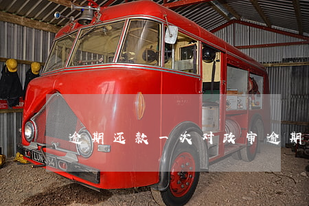 逾期还款一次对政审(逾期 政审)