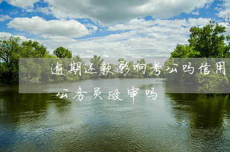 逾期还款影响考公吗(信用卡逾期还款会影响公务员政审吗)
