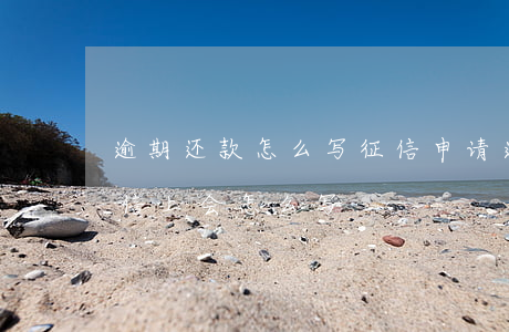 逾期还款怎么写征信申请(逾期贷款还完了,征信上会怎么写)