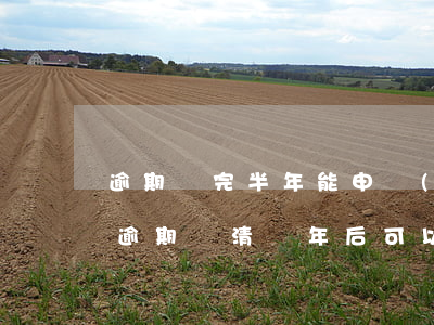 逾期還完半年能申請(qǐng)信用卡嗎(逾期還清兩年后可以申請(qǐng)信用卡嗎)