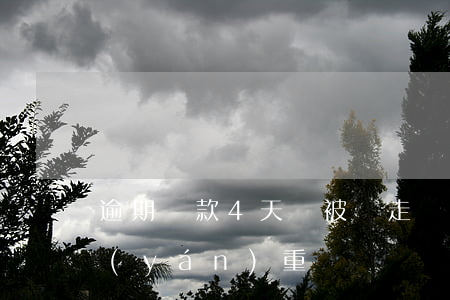 逾期還款4天車被開走(車貸逾期4天后果嚴(yán)重嗎)