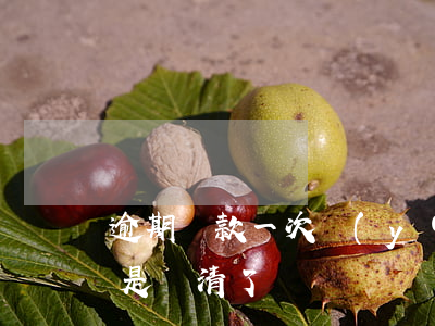 逾期還款一次嚴(yán)重嗎(逾期多次但是還清了)
