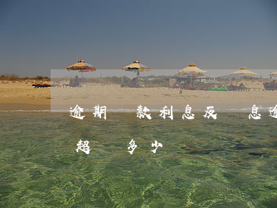 逾期還款利息及罰息(逾期后罰息和利息不得超過多少)