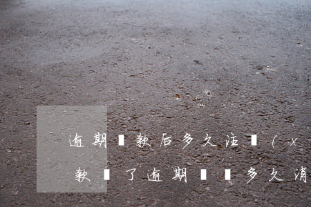 逾期還款后多久注銷(xiāo)記錄(把欠款還了逾期記錄多久消除)