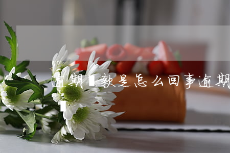 逾期還款是怎么回事(逾期還貸款的后果是怎樣)
