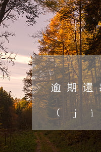 逾期還款立案怎么辦(逾期立案再還錢還要進(jìn)去多少天)
