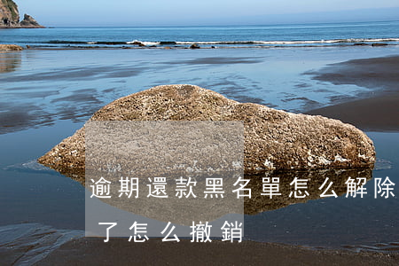 逾期還款黑名單怎么解除(借款逾期上黑名單了怎么撤銷)
