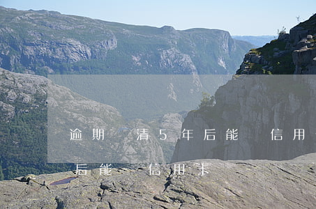 逾期還清5年后能辦信用卡嗎（逾期還清5年后能辦信用卡嗎）