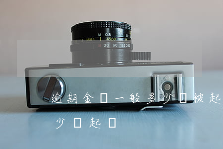 逾期金額一般多少會被起訴(逾期金額超過多少會起訴)