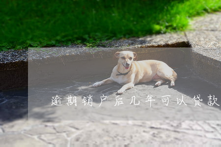 逾期销户后几年可以贷款