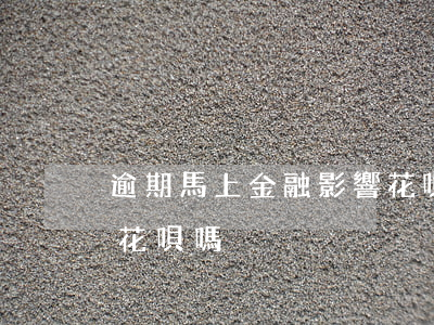 逾期馬上金融影響花唄嗎(逾期馬上金融影響花唄嗎)