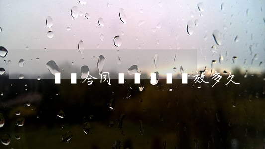 運輸合同糾紛訴訟時效多久