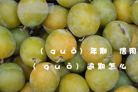 過(guò)年期間信用卡逾期怎么辦(有過(guò)逾期怎么辦信用卡)