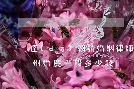 達(dá)州請婚姻律師多少錢(達(dá)州婚慶一般多少錢)