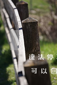 違法停車可以回老家處理嗎(在上海違法停車可以回老家處理嗎)