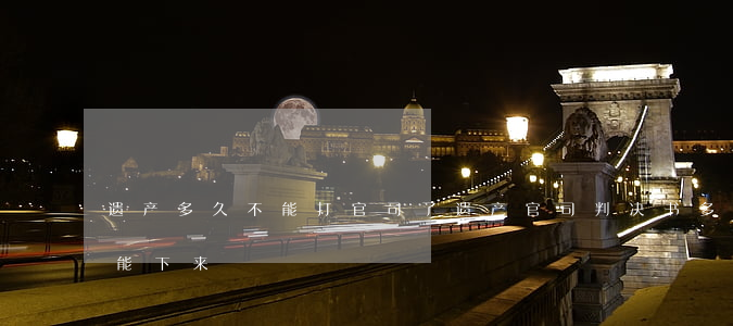遗产多久不能打官司了(遗产官司判决书多久能下来)
