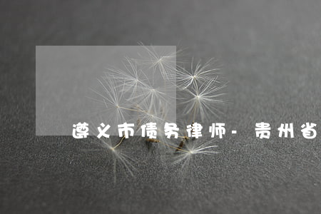 遵义市债务律师-贵州省遵义市律师电话
