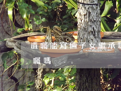 遺囑能寫倆子女繼承嗎(兩個兒子 可以指定遺囑嗎)