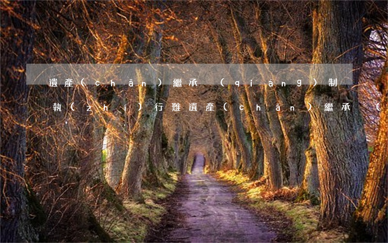 遺產(chǎn)繼承強(qiáng)制執(zhí)行難(遺產(chǎn)繼承強(qiáng)制執(zhí)行難不難)