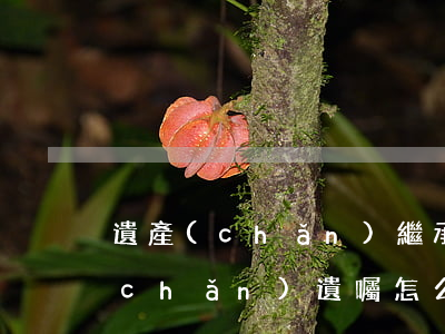 遺產(chǎn)繼承書怎么寫(繼承房產(chǎn)遺囑怎么寫)