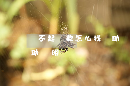 還不起貸款怎么找資助(還不起貸款怎么找資助證明)