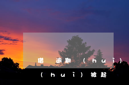 還借錢逾期會(huì)被起訴嗎(逾期還款會(huì)被起訴嗎)