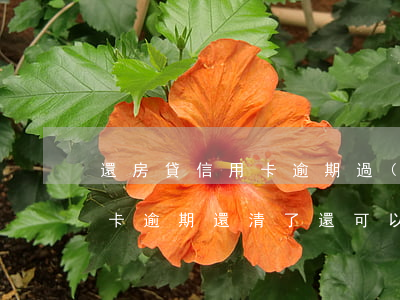 還房貸信用卡逾期過(guò)影響嗎（信用卡逾期還清了還可以房貸）