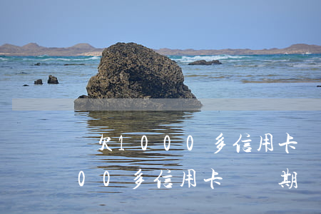 還欠1000多信用卡會過期嗎-還欠1000多信用卡會過期嗎知乎