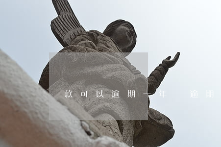 還款可以逾期一年嗎(逾期一年了還有可能還嗎)