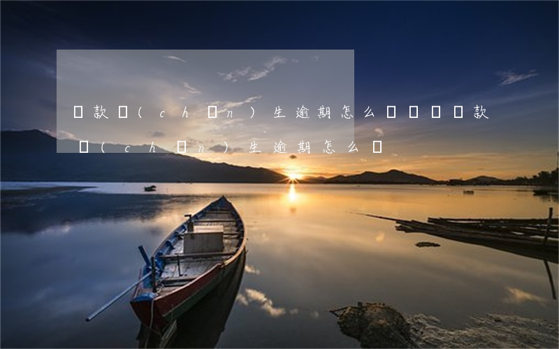 還款產(chǎn)生逾期怎么辦(車輛還款產(chǎn)生逾期怎么辦)